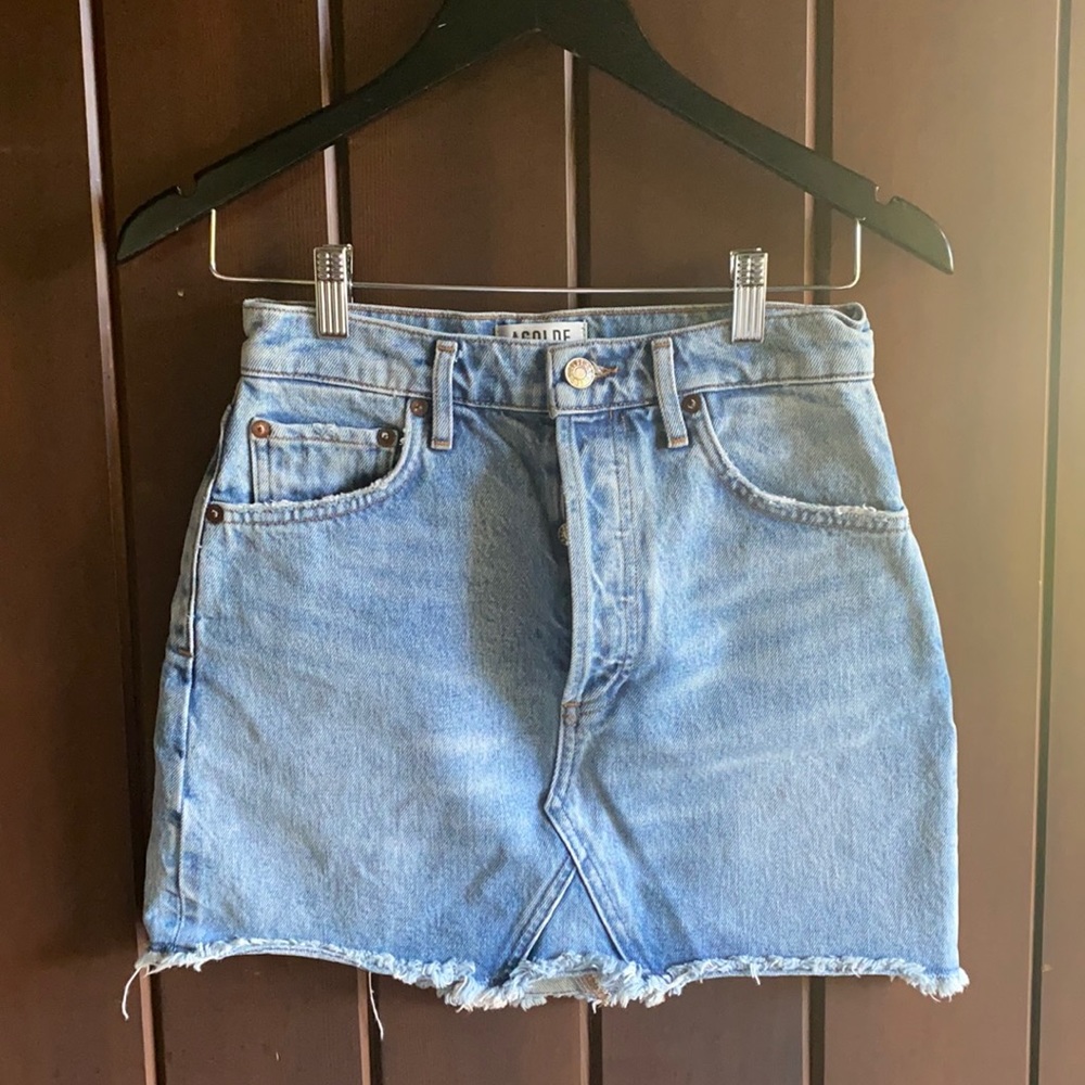 Agolde Demin Skirt